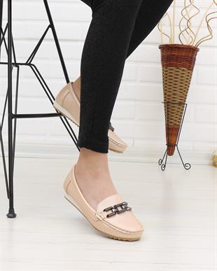 Neyna 461123 Pudra Anatomik Günlük Kadın Yürüyüş Ayakkabı