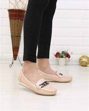 Neyna 461123 Pudra Anatomik Günlük Kadın Yürüyüş Ayakkabı