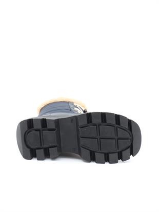 Pinokyo Arizona Lacivert 31-35 Kürklü Dalgıç Kumaş Çocuk Bot