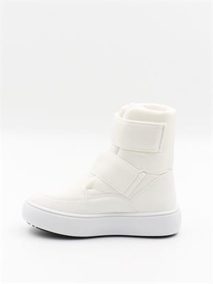 Pinokyo Kongo Beyaz 31-35 Cırtlı Sıcak Astar Çocuk Bot