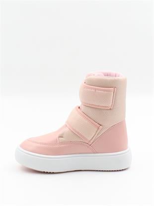 Pinokyo Kongo Pembe 31-35 Cırtlı Sıcak Astar Çocuk Bot