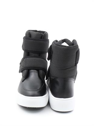 Pinokyo Kongo Siyah 31-35 Cırtlı Sıcak Astar Çocuk Bot