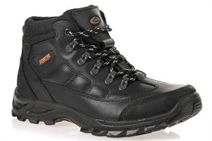 Scooter M 5538 DS Siyah Cilt Su Geçirmez Outdoor Erkek Bot