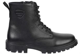 Scooter M 7106 DS Siyah Cilt Su Geçirmez Outdoor Erkek Bot