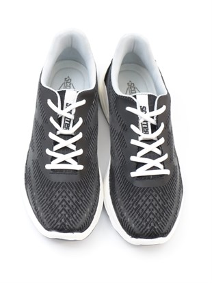 Scooter M2010TSZ Tekstil Siyah Beyaz Erkek Yürüyüş Ayakkabı