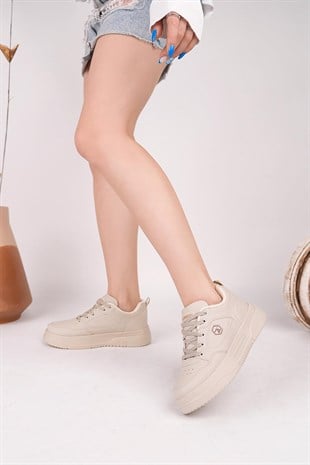 Texin 2010 Bej 36-40 Unisex Spor Sneakers