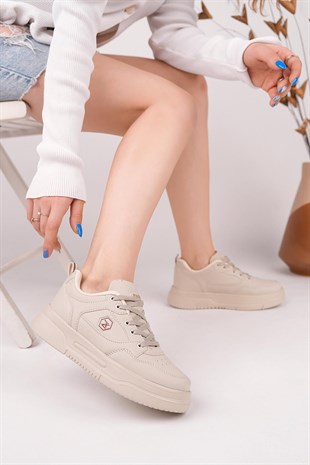 Texin 2010 Bej 36-40 Unisex Spor Sneakers
