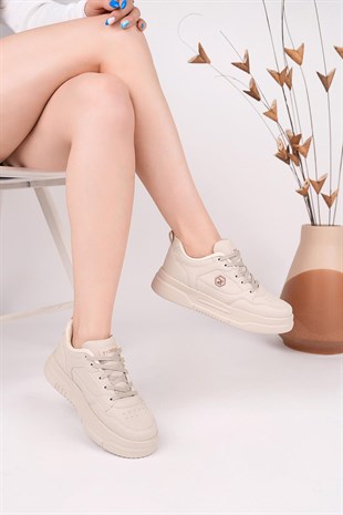 Texin 2010 Bej 36-40 Unisex Spor Sneakers