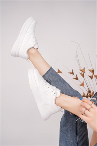 Texin 2010 Beyaz 36-40 Unisex Spor Sneakers