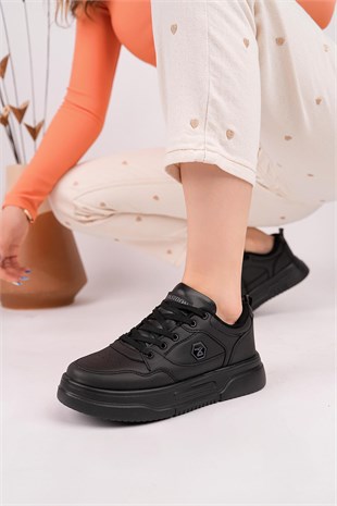 Texin 2010 Siyah 36-40 Unisex Spor Sneakers