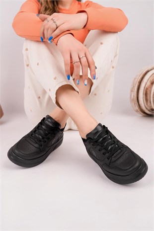 Texin 2010 Siyah 36-40 Unisex Spor Sneakers