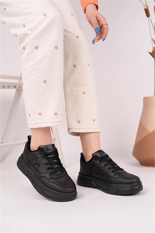Texin 2010 Siyah 36-40 Unisex Spor Sneakers