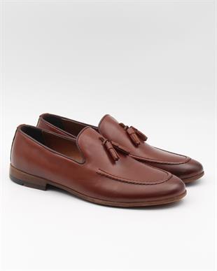 Tkn 1009 Taba Hakiki Deri Günlük Erkek Ayakkabı