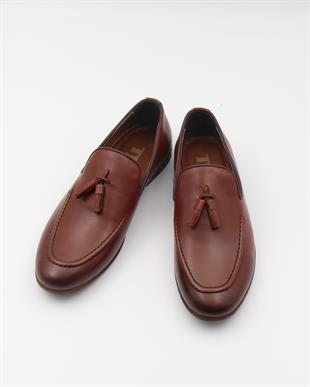 Tkn 1009 Taba Hakiki Deri Günlük Erkek Ayakkabı