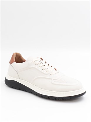 Togga 2228 Beyaz Hakiki Deri Günlük Erkek Sneakers