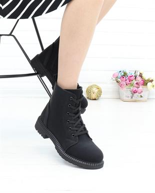 Twingo 8125 Siyah Zümrüt Kürklü Kışlık Kaymaz Taban Kadın Bot