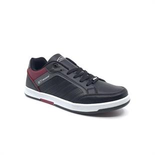 Wickers 1777 Siyah&Füme&Bordo Erkek Günlük Spor Ayakkabı