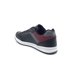Wickers 1777 Siyah&Füme&Bordo Erkek Günlük Spor Ayakkabı