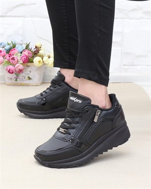 Wickers 2161 Siyah 36-40 Günlük Kadın Sneakers