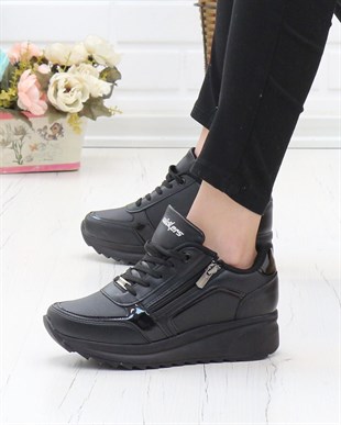 Wickers 2161 Siyah 36-40 Günlük Kadın Sneakers