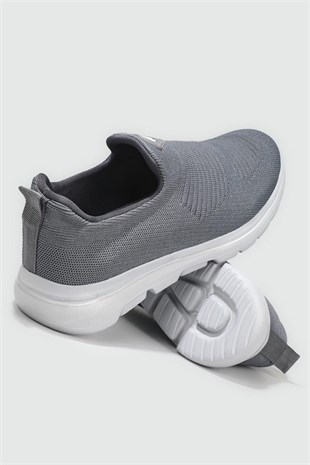 Wickers 2480 Füme Triko Memory Foam Erkek Spor Ayakkabı