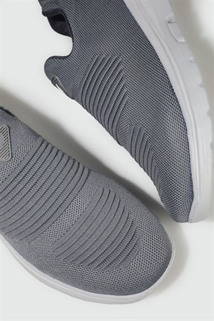 Wickers 2480 Füme Triko Memory Foam Erkek Spor Ayakkabı