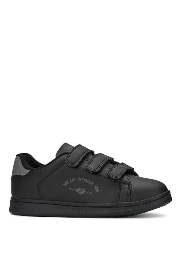 Bestof 1001 Siyah 36-40 Cırtlı Unisex Spor Ayakkabı