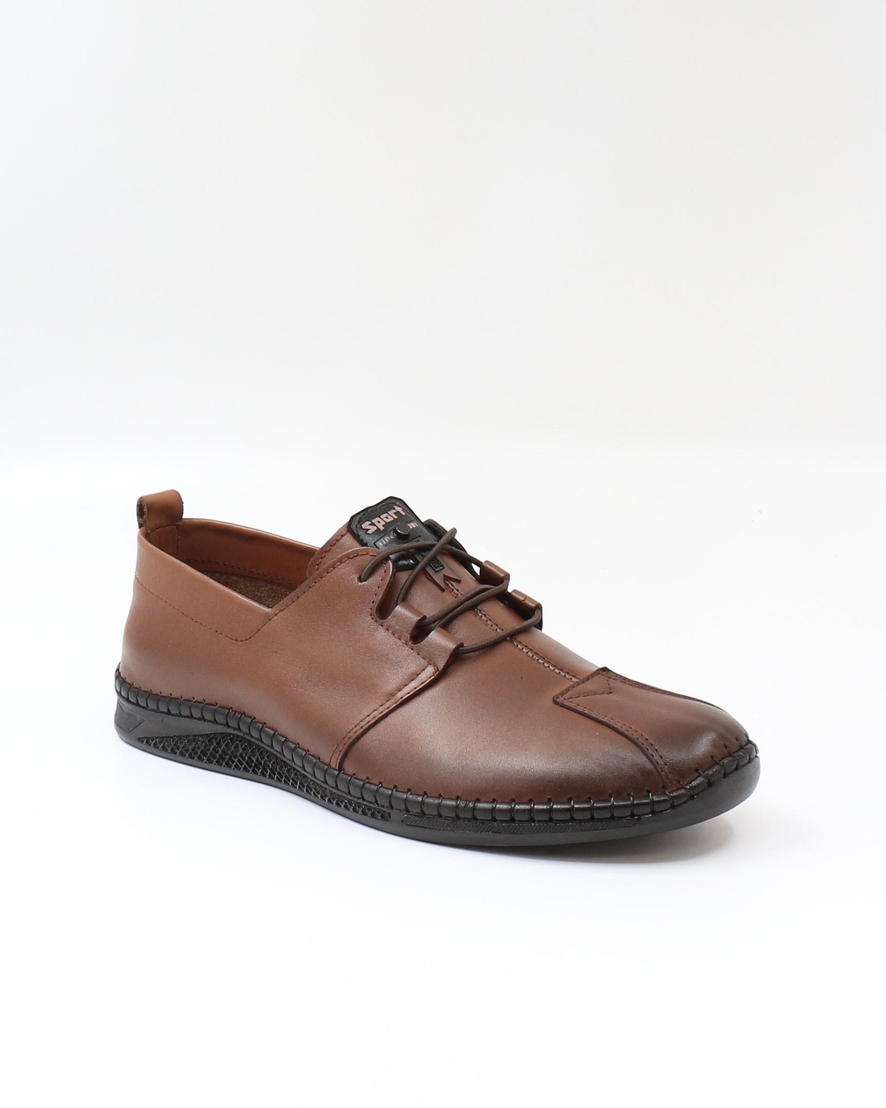 Bordolli 070 Taba Gerçek Deri Çarık Taban Erkek Ayakkabısı