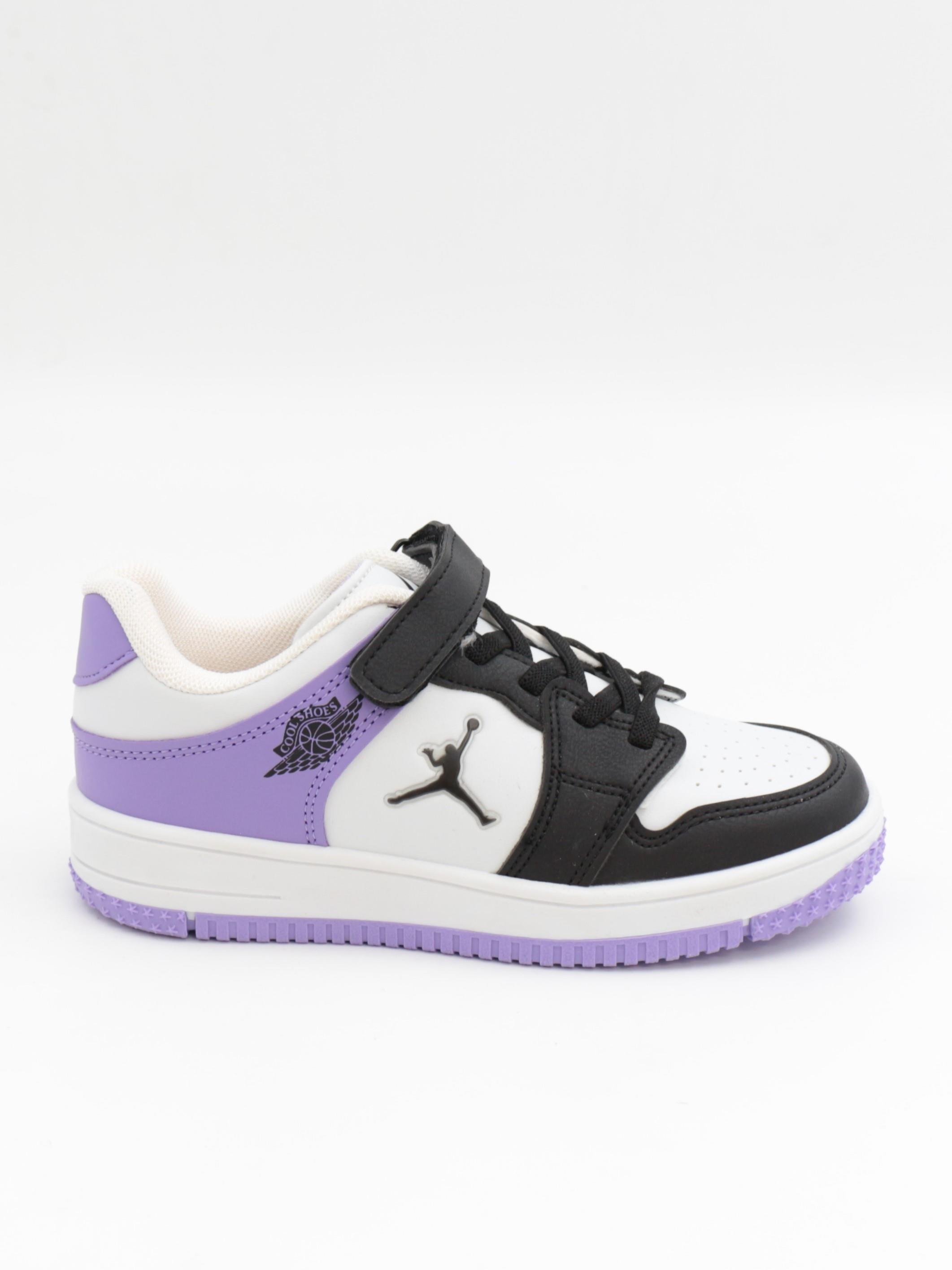 Cool Haykat 31-36 Siyah Mor Çocuk Spor Ayakkabı