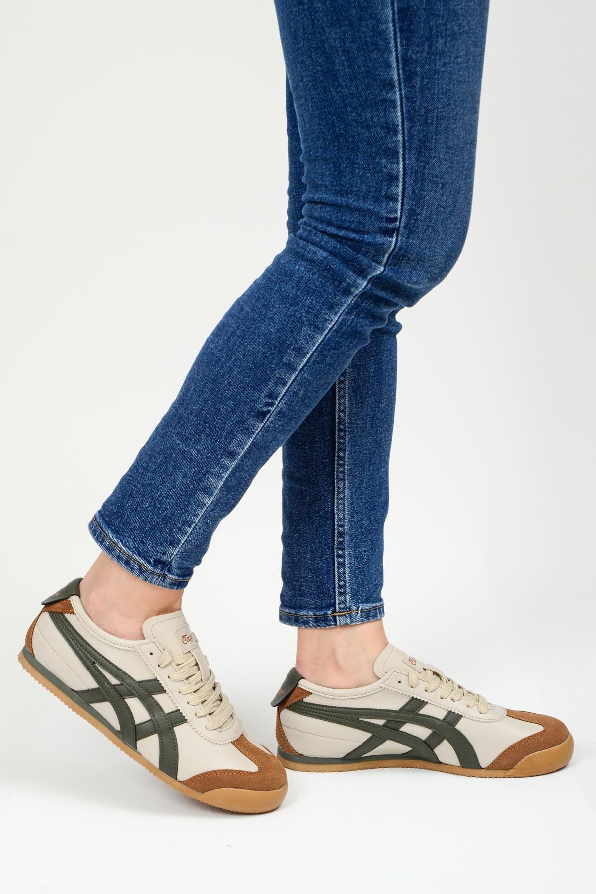 eTayger Bej Haki 40-45 Unisex Günlük Spor Ayakkabı