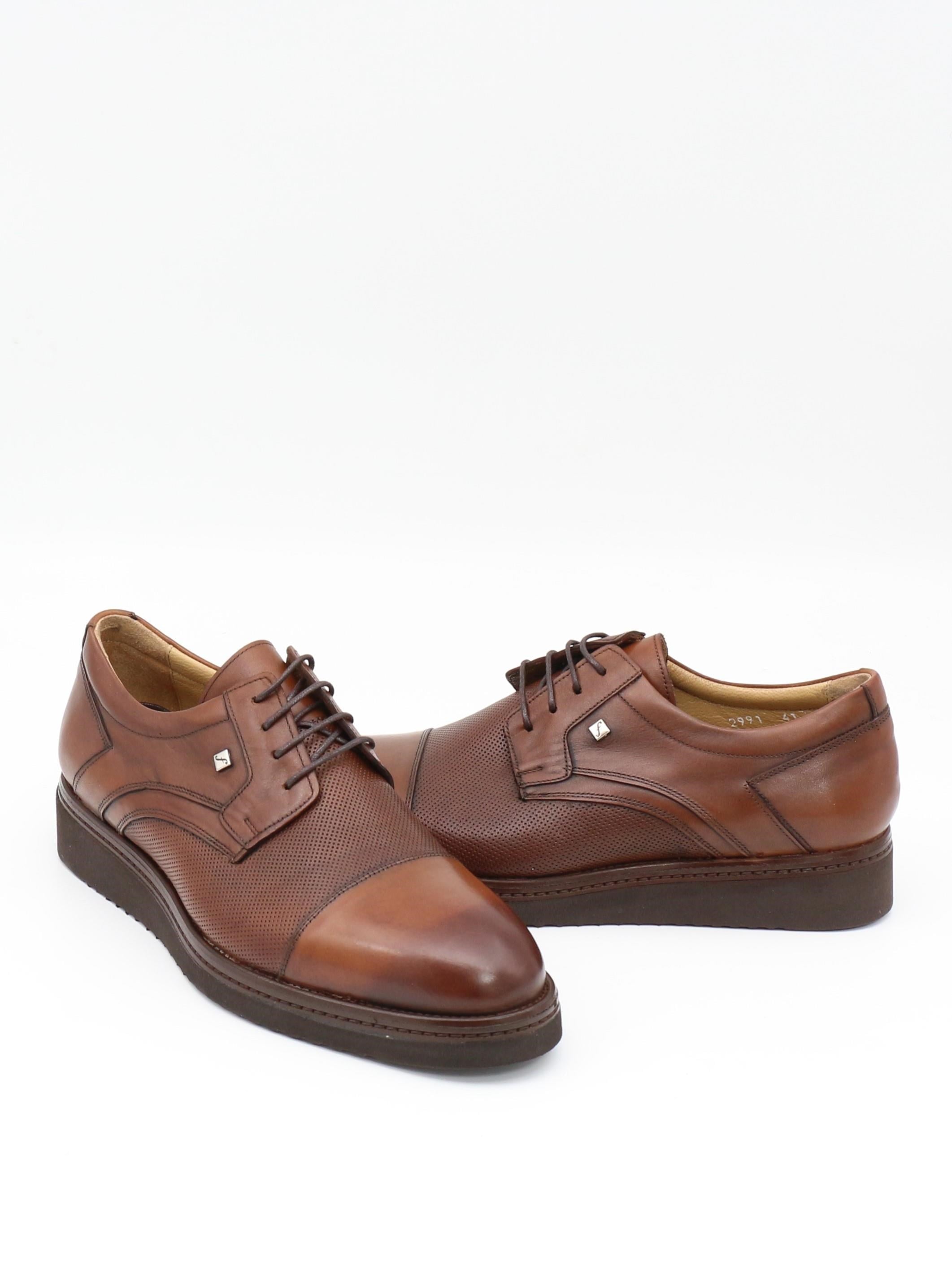 Fosco 2991 Taba Hakiki Deri Eva Taban Erkek Ayakkabı