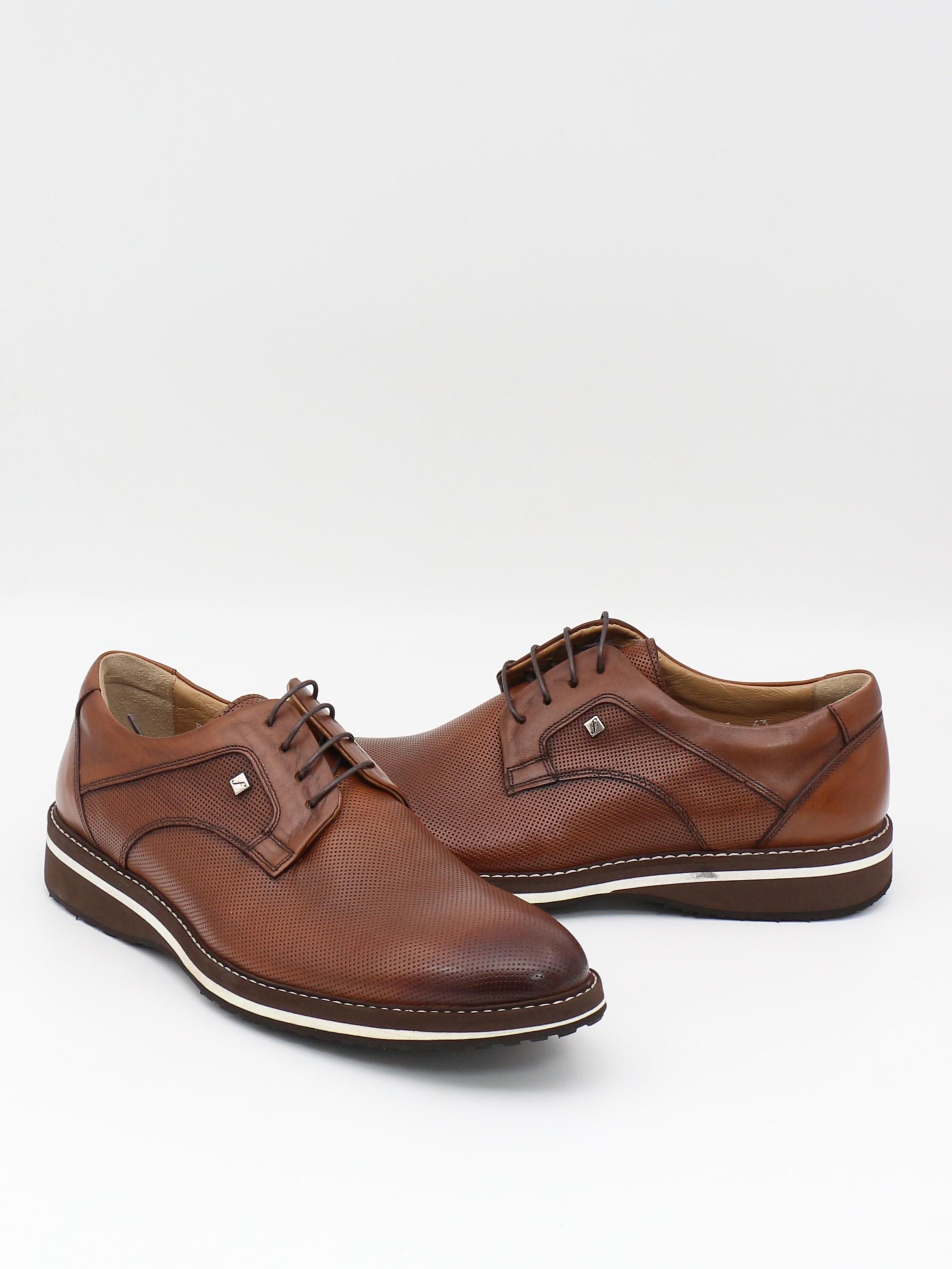 Fosco 8071 Taba Hakiki Deri Eva Taban Erkek Ayakkabı