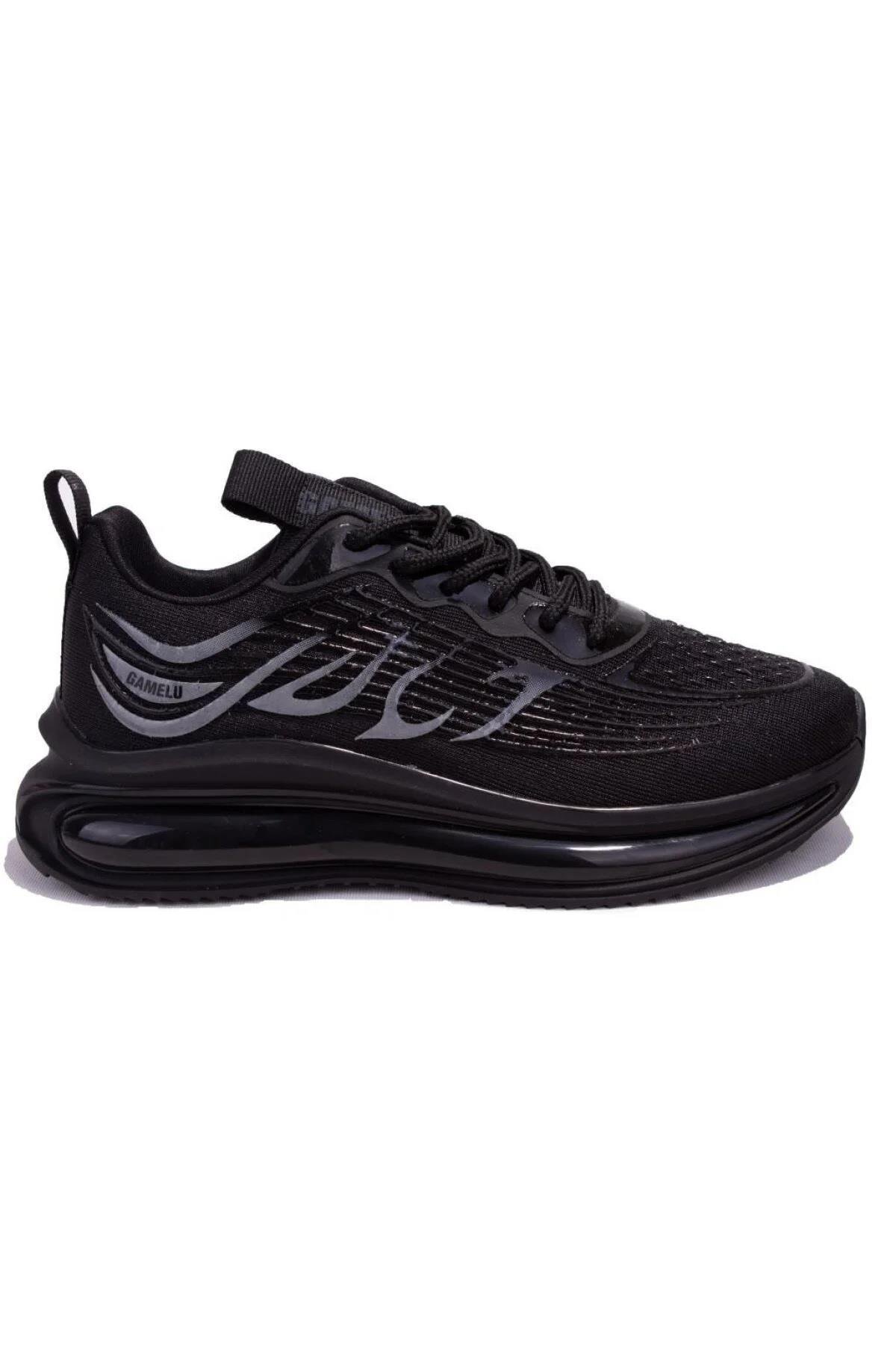 Gamelu Apple Siyah Fashion Air Taban Erkek Sneakers