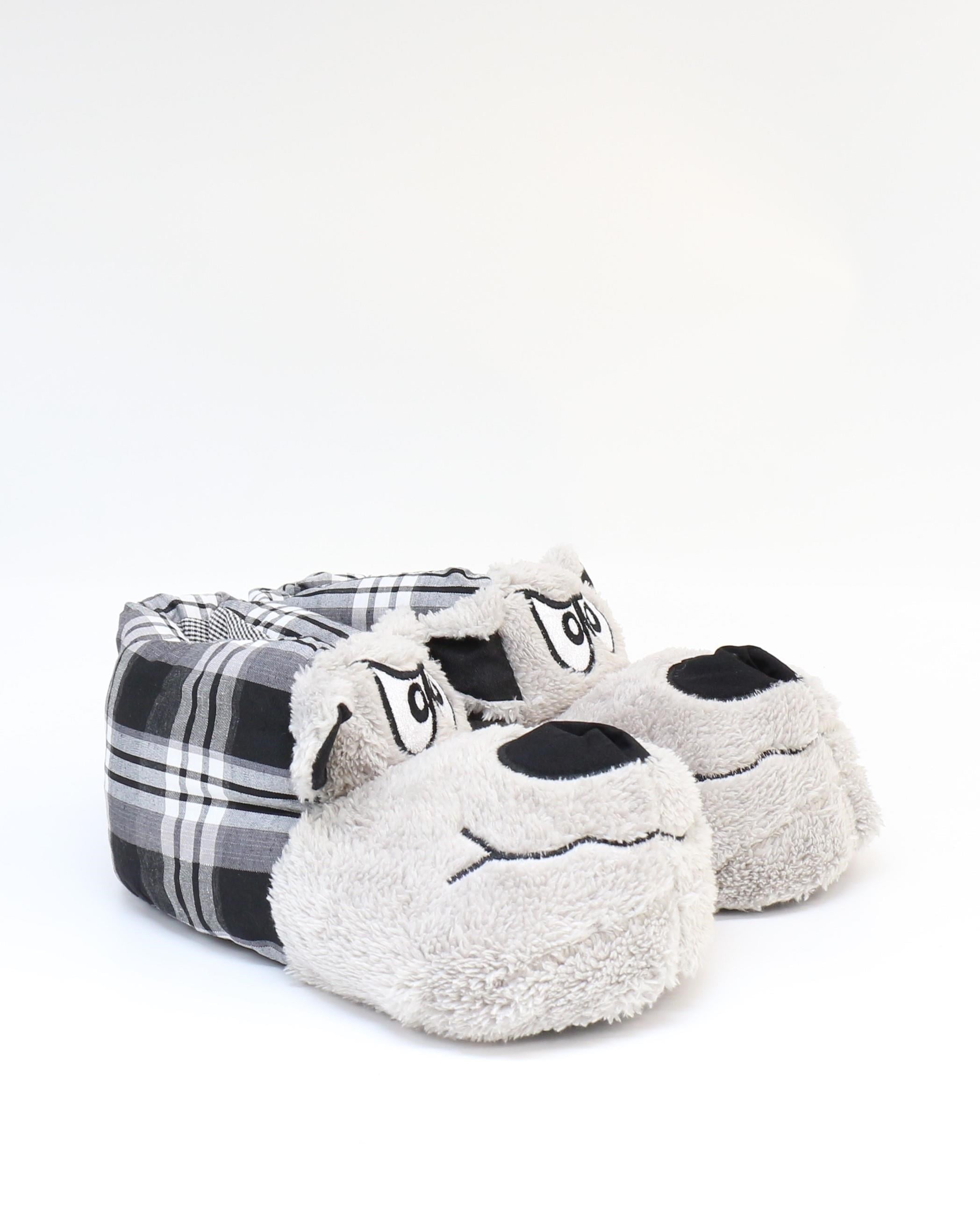 Nesil Shoes 40-45 A.Gri Siyah Kızgın Köpek Panduf