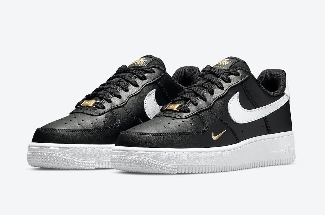 Nike Air Force 1 '07 Black Gold Cz0270 001 Erkek Sneaker