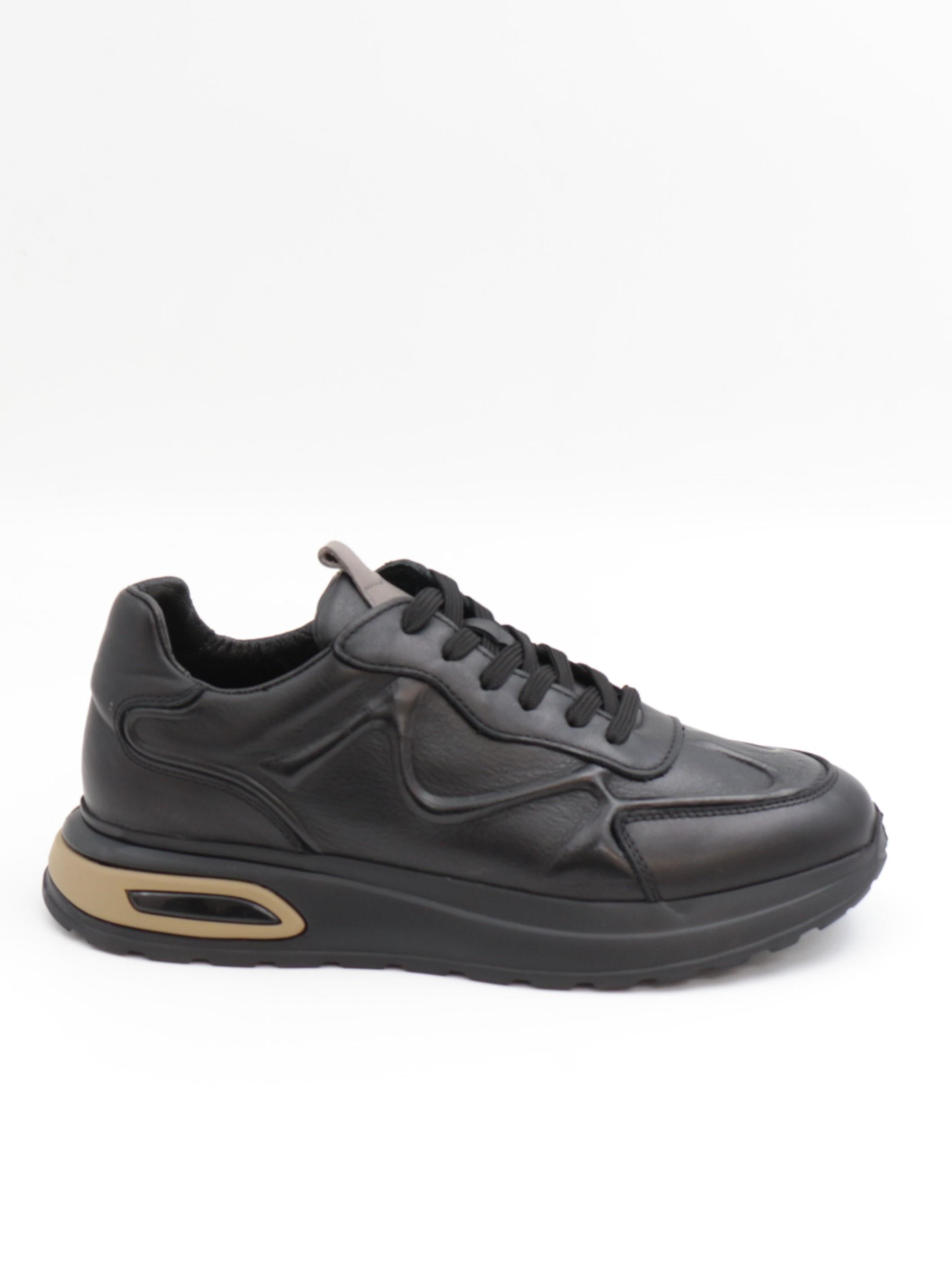 Togga 2356 Siyah Hakiki Deri Günlük Erkek Sneakers