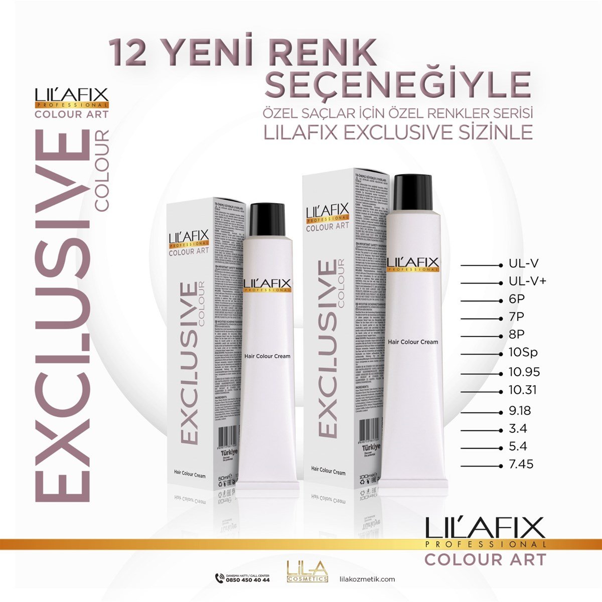 LİLAFİX Lilafix UL-V Ultra Sarı Viyole Saç Boyası |Lila Kozmetik Saç  Boyaları ve Saç Bakım Ürünleri