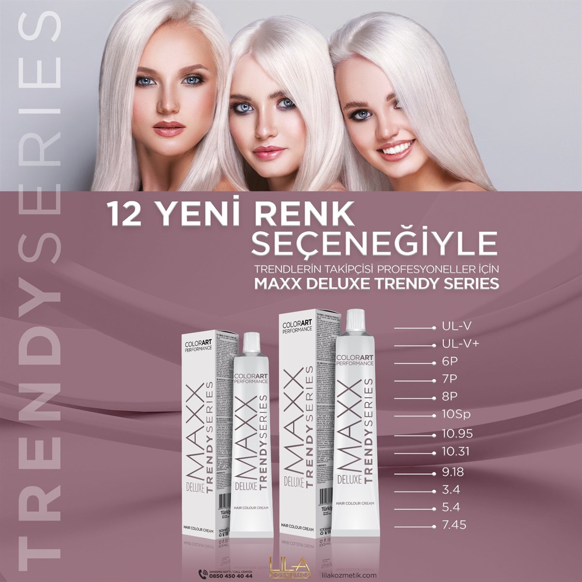 Maxx Deluxe 9.18 Pastel Kül Saç Boyası |Lila Kozmetik Saç Boyaları ve Saç  Bakım Ürünleri