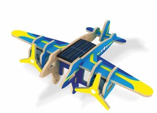 Robotime 3D Ahşap Puzzle Güneş Enerjili Bombardıman Uçağı-P330S