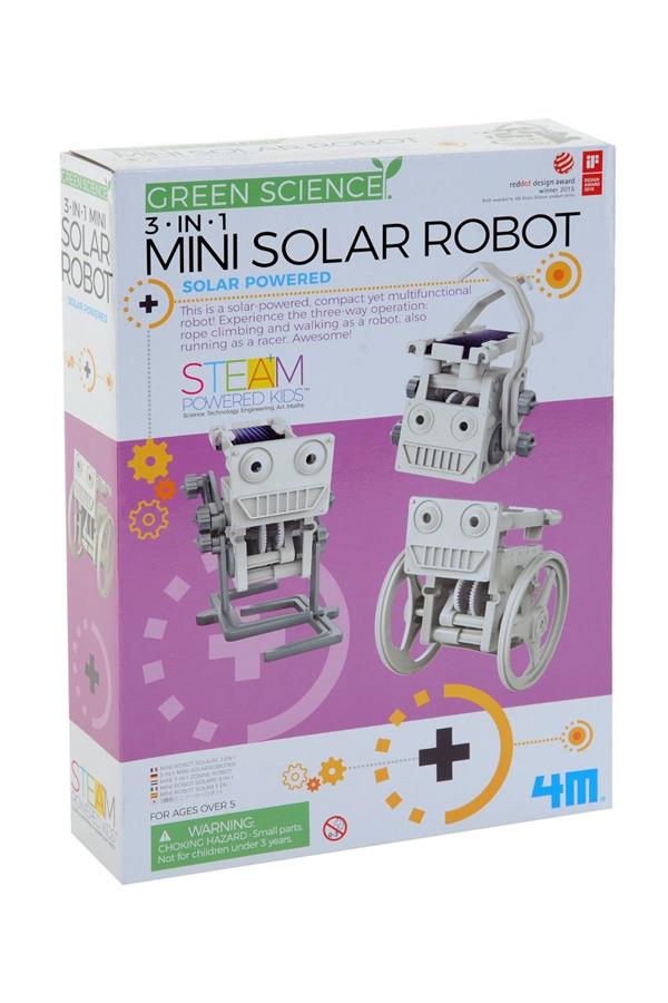 4M Green Science 3in1 Mini Solar Robot oyuncağı