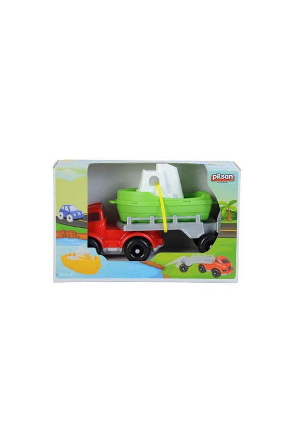 Pilsan Master Transport Truck Kamyon Yeşil oyuncağı