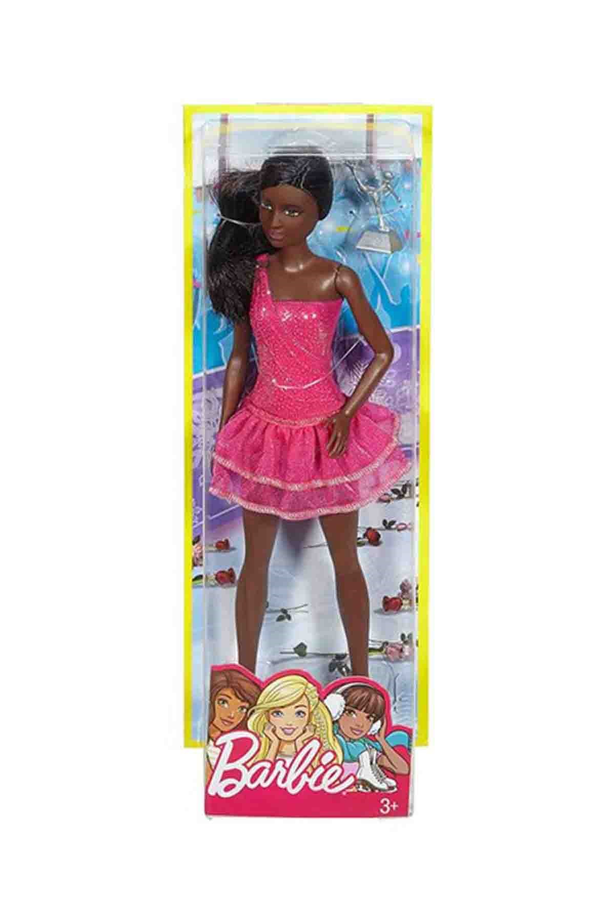 Barbie Kariyer Bebek Esmer Buz Patenci