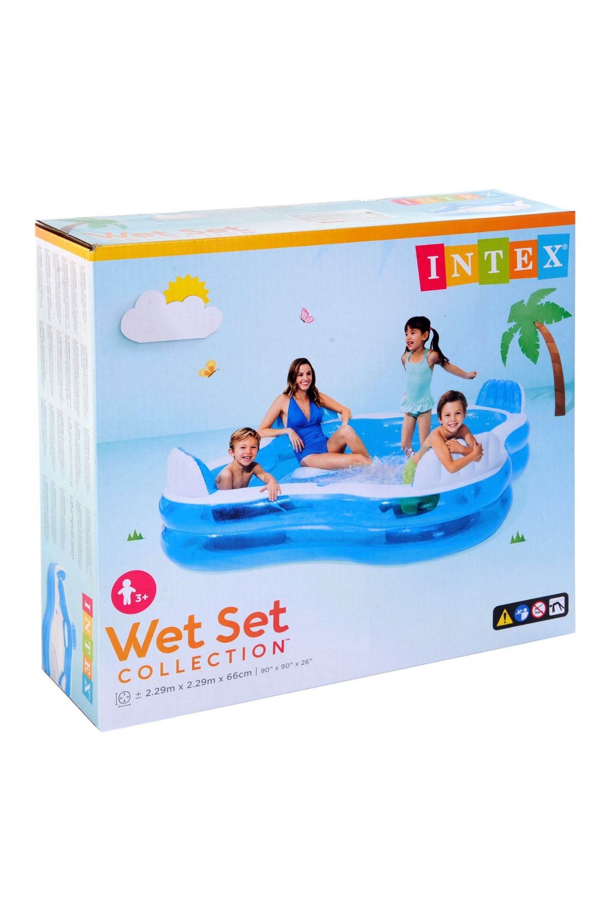 İntex 3 Boğumlu Koltuklu Aile Havuz - Şişme Havuz Modelleri