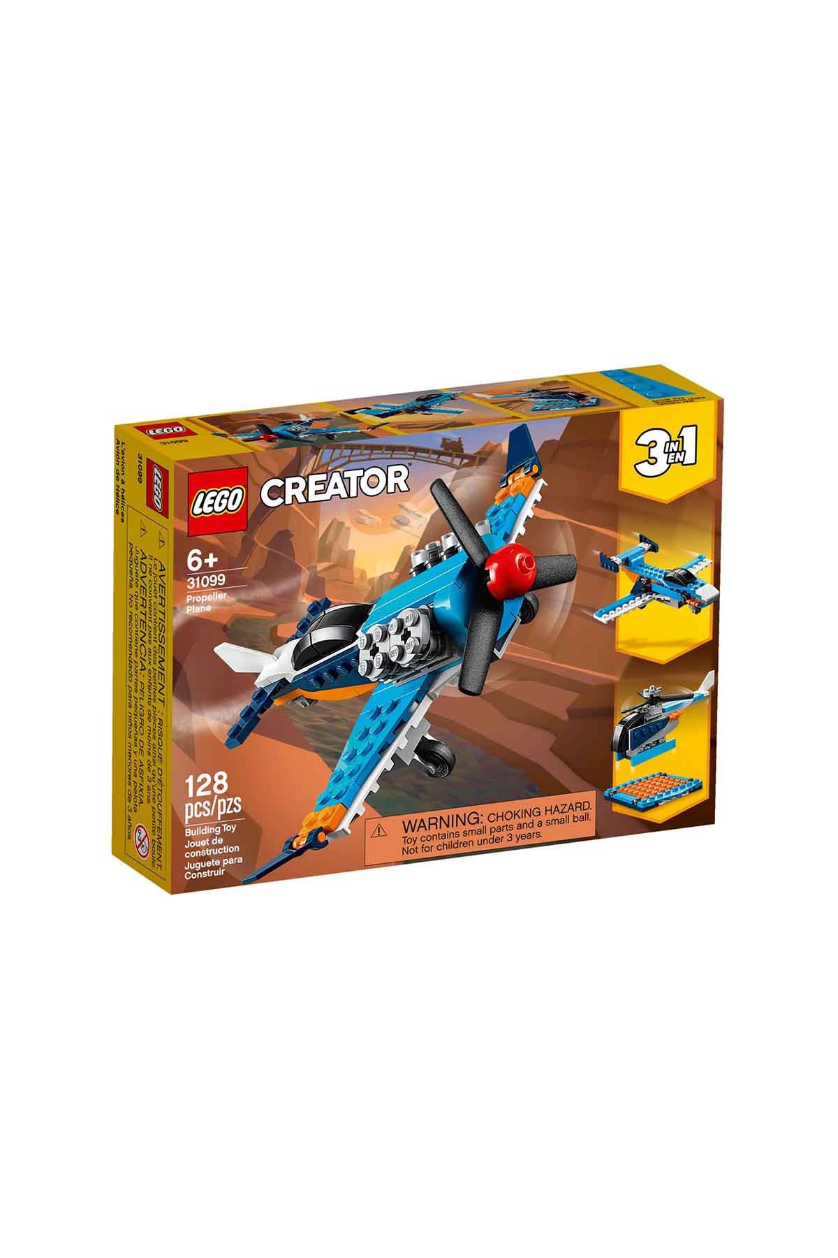 Lego Creator Pervaneli Uçak 128 Parça