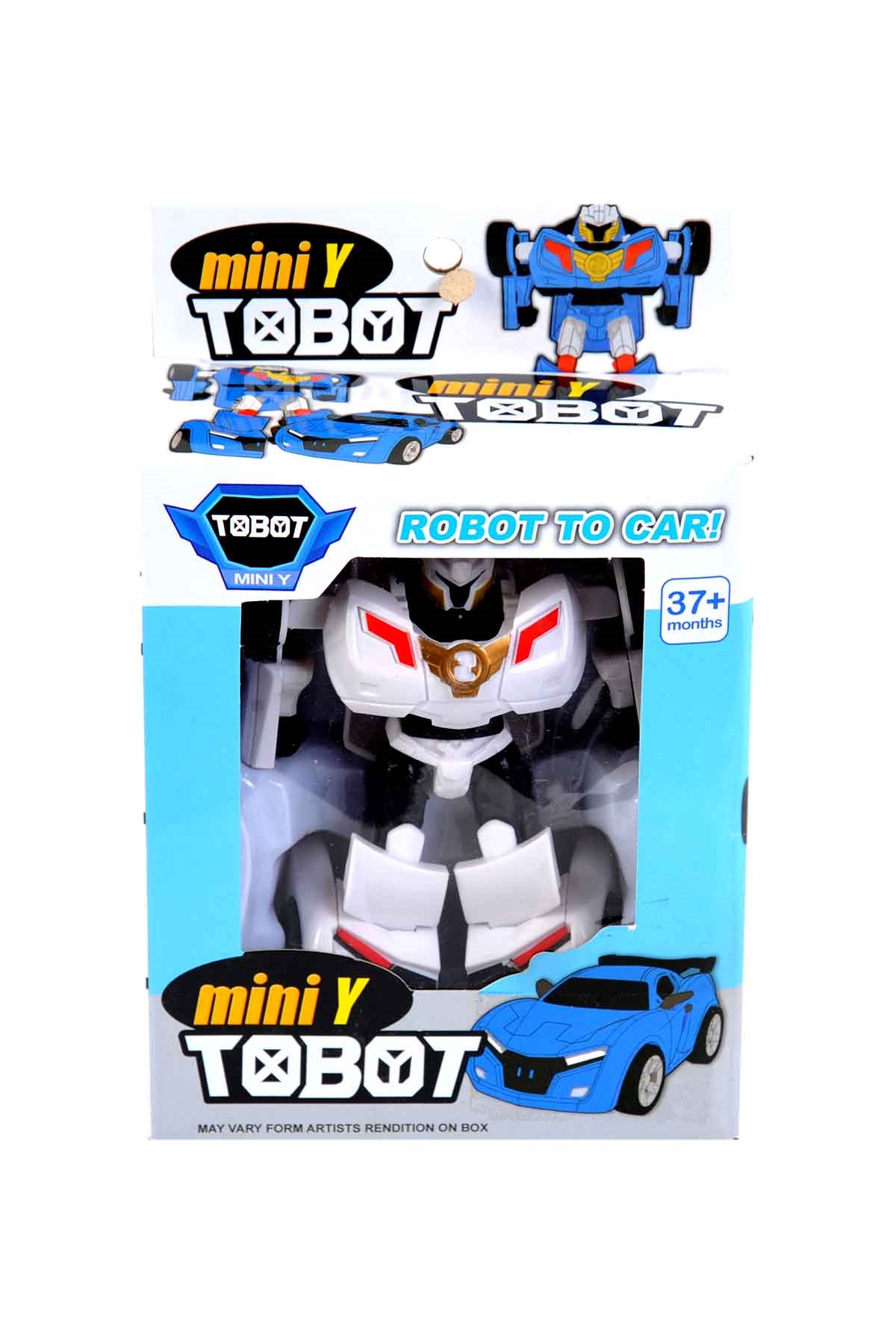 Robota Dönüşen Araba Beyaz