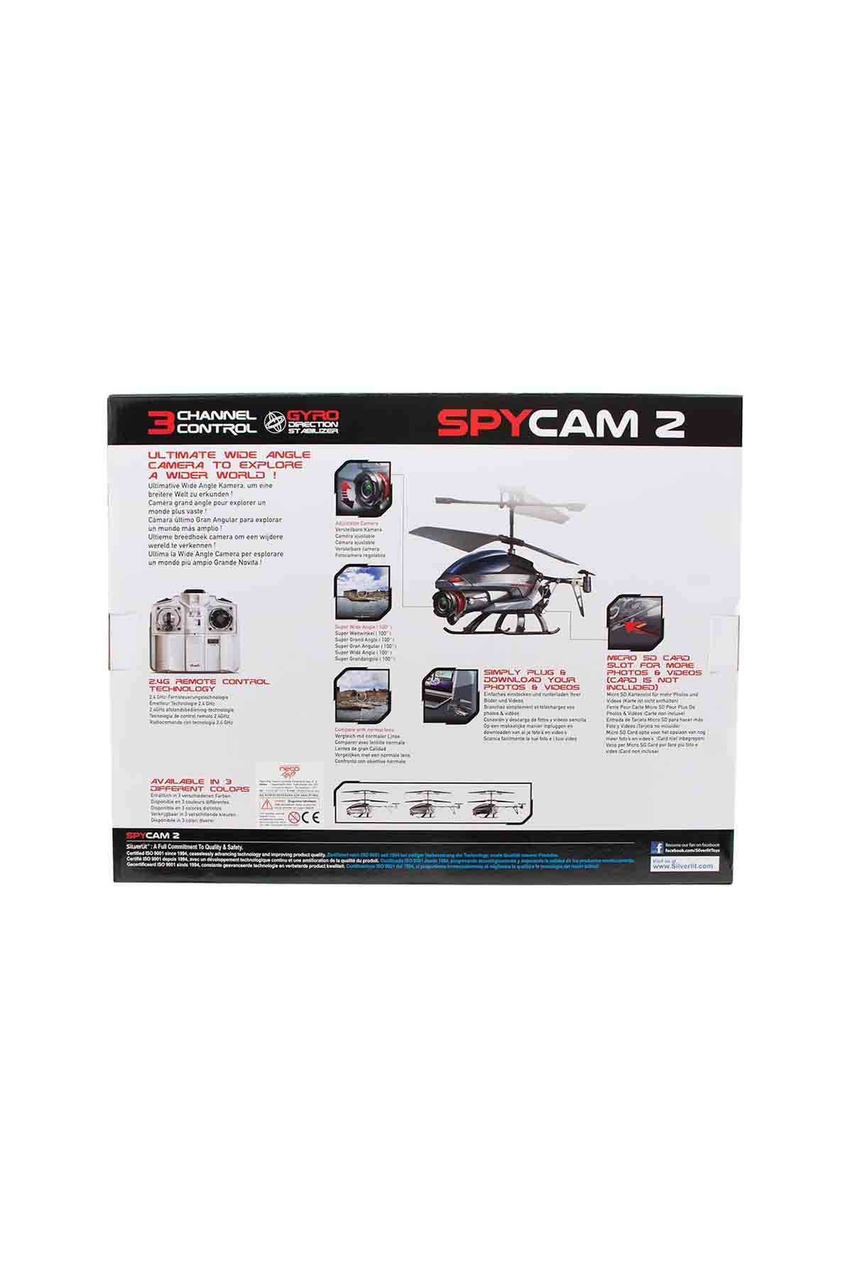 Silverlit Spy Cam II 2.4 GHz 3 Ch Helikopter Siyah