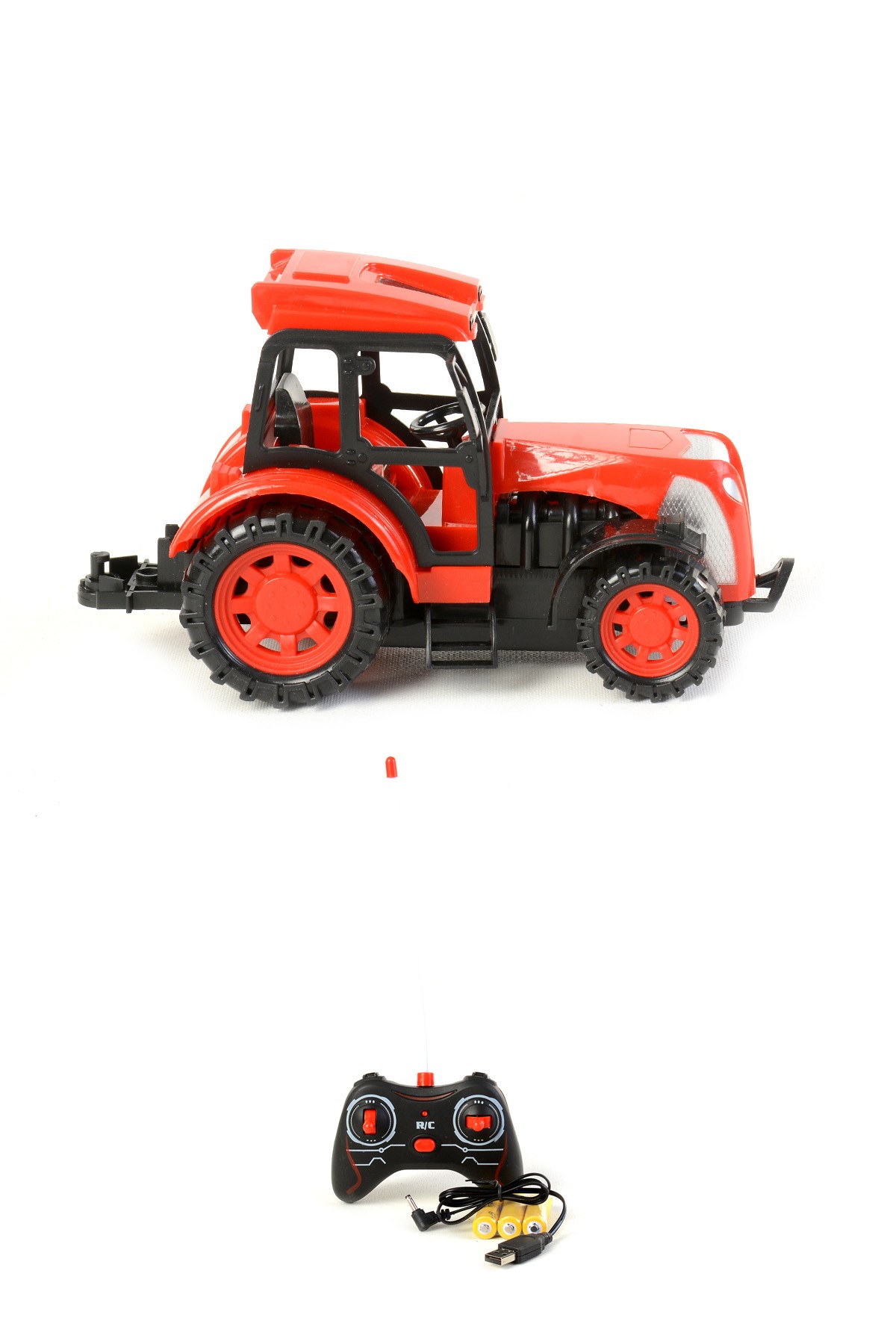 Uzaktan Kumandalı Şarjlı Traktör Kırmızı
