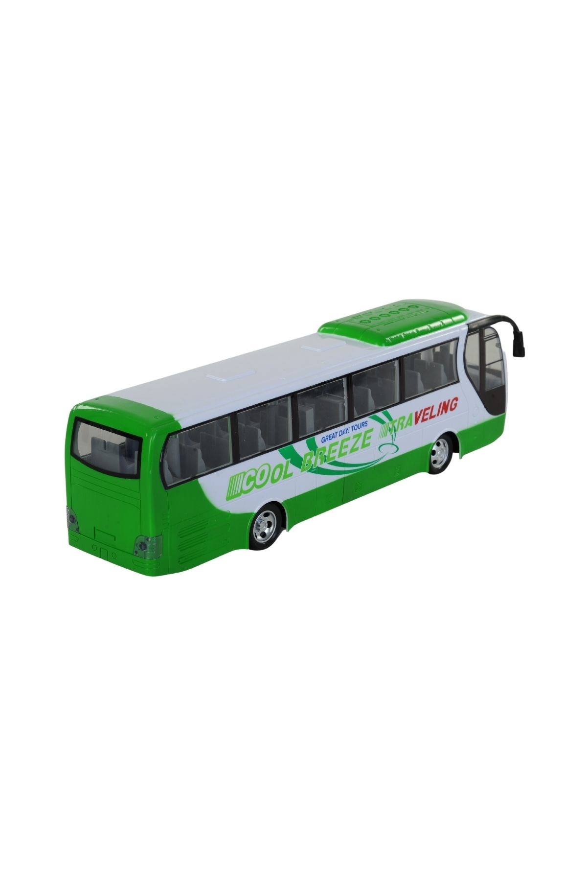 Uzaktan Kumandalı Şarjlı Yolcu Otobüsü Yeşil