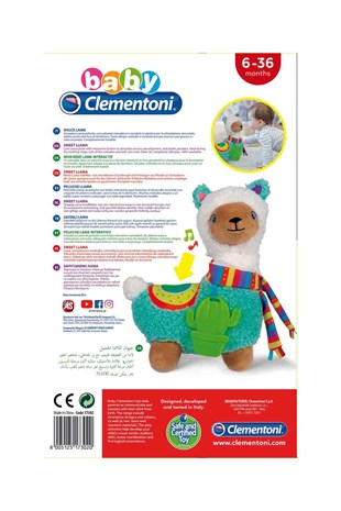 Baby Clementoni - Sevimli Lama