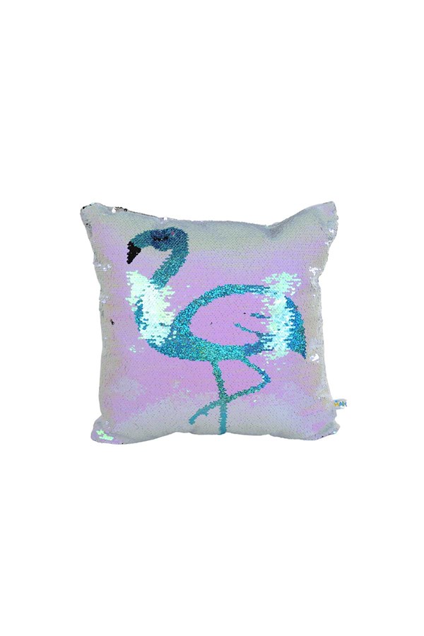 Pullu Resimli Flamingo Yastık 35 Cm  oyuncağı